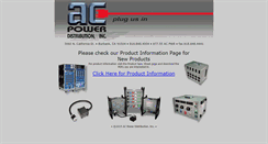 Desktop Screenshot of acpowerdistribution.com